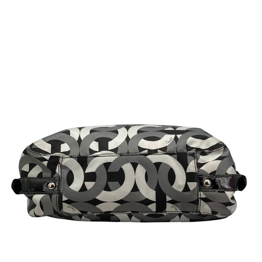 Coach Madison‎ Maggie Op Art Signature Jacquard Shoulder Bag 14420 - Picture 9 of 16